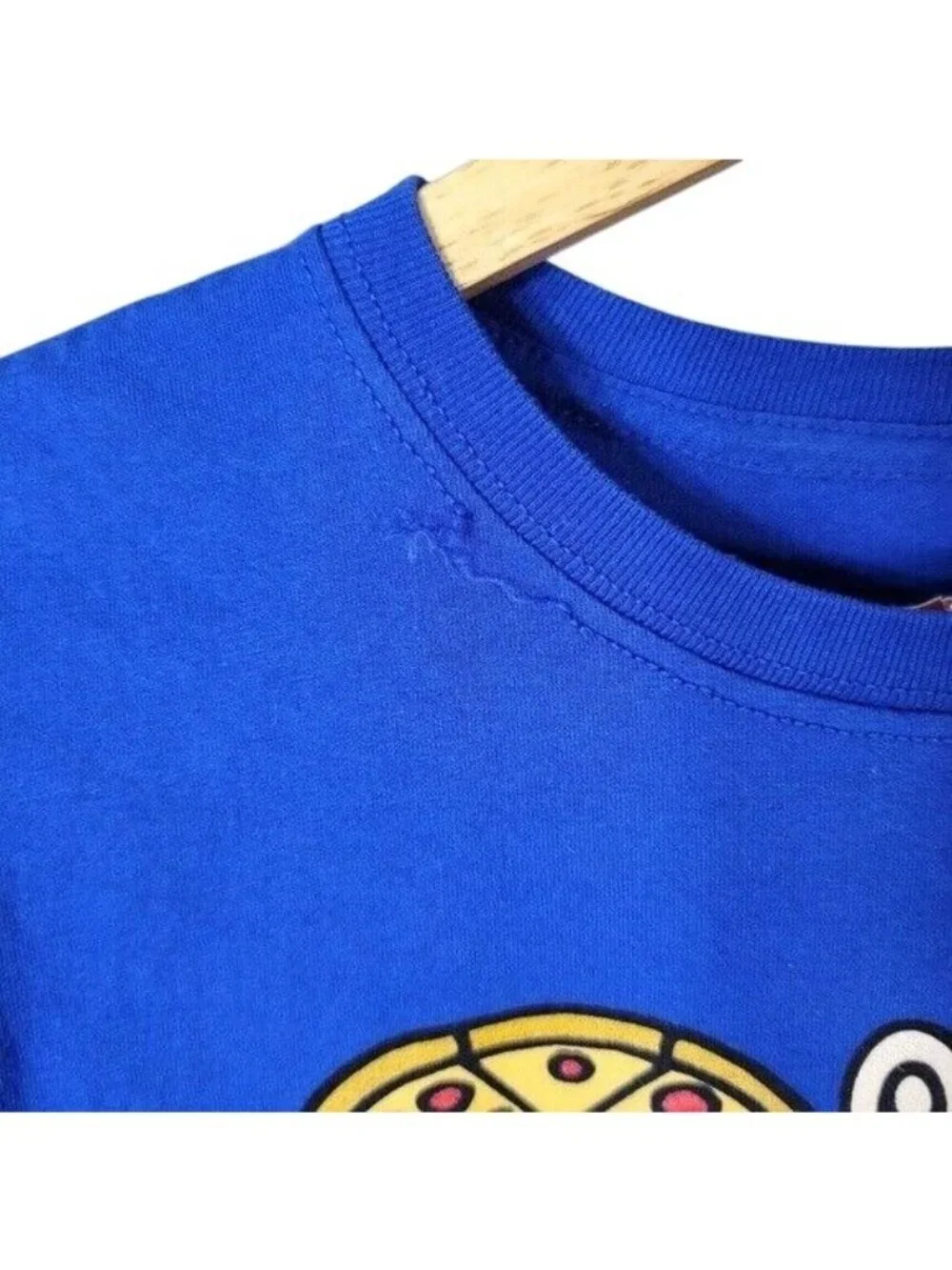 Math Kids Pi 3.14 Graphic TShirt Blue XL Short Sleeve Crew Neck Geek Pizza Hanes